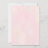 星と渦巻き誕生日パーティーへの招待 招待状 (裏面)