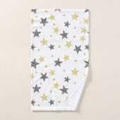 星と点 バスタオルセット (ハンドタオル)