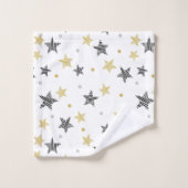 星と点 バスタオルセット (ウォッシュタオル)