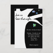 星と生命の木バルミツワー招待状 招待状 (正面/裏面)