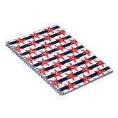 星と縞模様 ノートブック (右側)