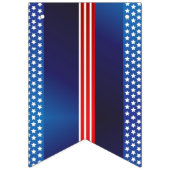 星と縞模様 バンティングフラッグ (第1の旗)