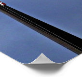 星と縞模様 ポスター (角)