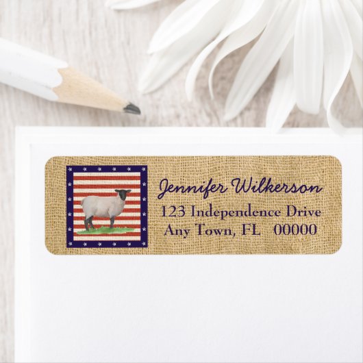 星と縞羊 ラベル (インサイチュ)