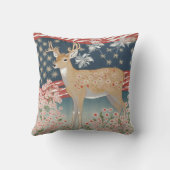 星と縞鹿 クッション (裏面)