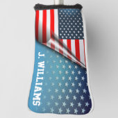 星と縞 ゴルフヘッドカバー (回転90)