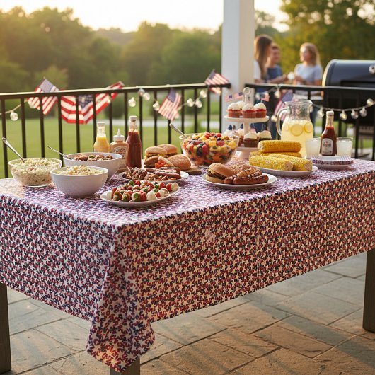 星と縞 テーブルクロス