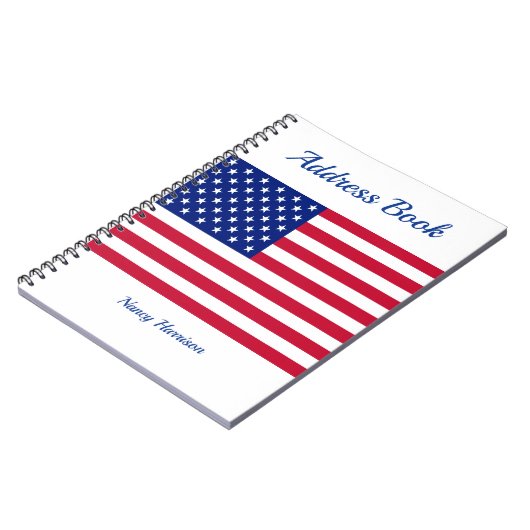 星と縞 ノートブック (左側)