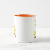 星と虹に手を届けやる気を起こさせるる マグカップ (中央)