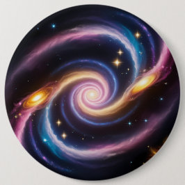 星と銀河系の違う写真 缶バッジ