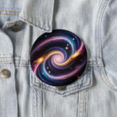 星と銀河系の違う写真 缶バッジ (インサイチュ)