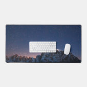 星と雪山 デスクマット (キーボード&マウス)