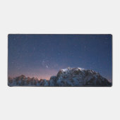 星と雪山 デスクマット (正面)