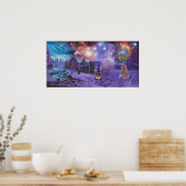 星と雪 ポスター (キッチン)