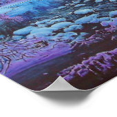 星と雪 ポスター (角)