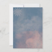 星と雲の空 招待状 (正面)