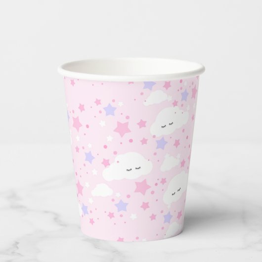 星と雲 紙コップ (裏面)
