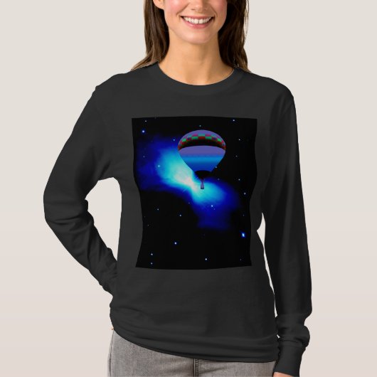 星と風船のようにふくらむこと Tシャツ (正面)