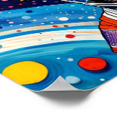 星と4を超える星 ポスター (角)