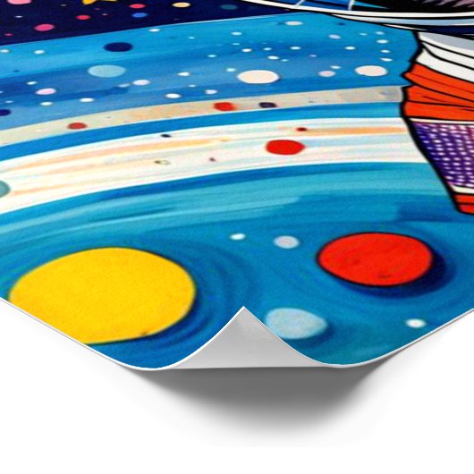 星と4を超える星 ポスター (角)