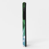 星と《写真》ぼけ味を持つ明るい緑の背景 Case-Mate iPhoneケース (裏面/左)