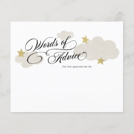 星になる親のためのアドバイス雲ベビーシャワーE