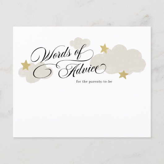 星になる親のためのアドバイス雲ベビーシャワーE (正面)