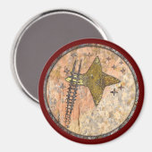 星にラダー話し峡谷、ニューメキシコ馬 マグネット (正面/裏面)