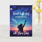 星にリーチGCSE ALevel SAT カード (黄色い花)