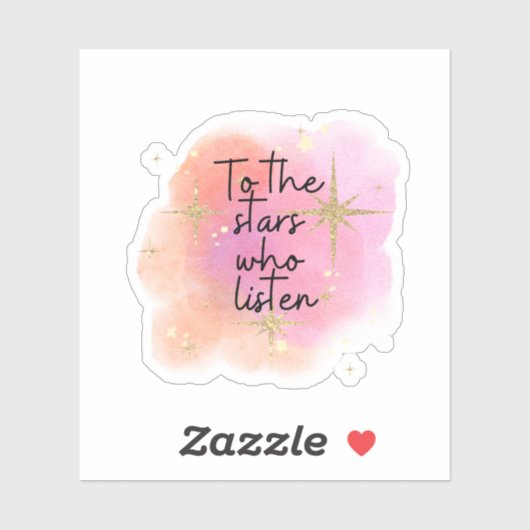 星に向かって聞は シール (シート)