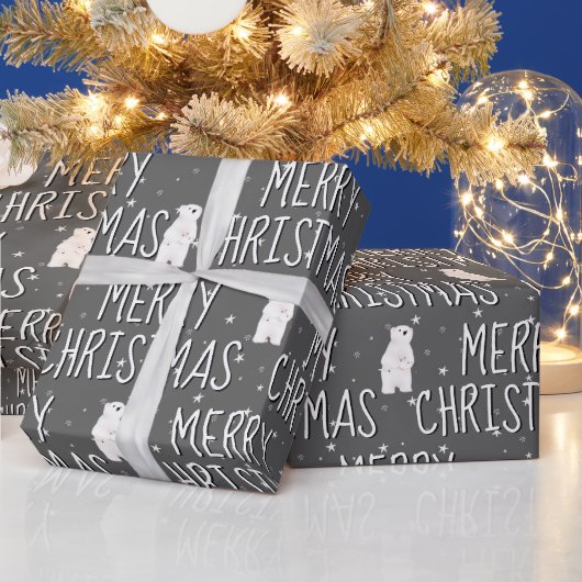 星に咲く聖降誕祭のお祭り ラッピングペーパー (クリスマス)