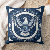 星に囲まれたハゲのワシ クッション (ブランケット)