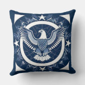 星に囲まれたハゲのワシ クッション (裏面)