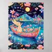 星に手を伸ばして ウッドランドバニー フラワーリ  ポスター (正面)