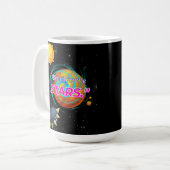 星に手を伸ばして コーヒーマグカップ (正面左)