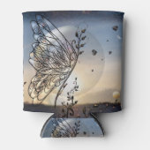 星に昇る蝶 缶クーラー (正面)