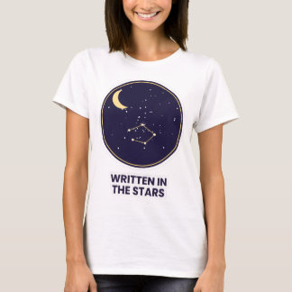 星に書かれた天体 Tシャツ