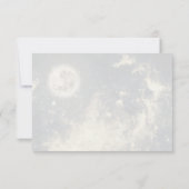 星に書かれた天体RSVP 出欠カード (裏面)
