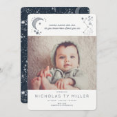 星に書かれた星座のお知らせ 招待状 (正面/裏面)