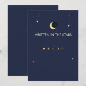 星に書かれた物語 招待状 (正面/裏面)