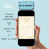 星に書かれた特別な日をあなたに セーブ・ザ・デート 招待状