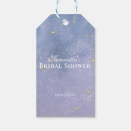 星に書かれた ブライダルシャワー ギフトタグ