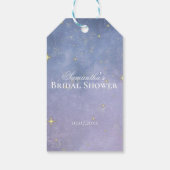 星に書かれた ブライダルシャワー ギフトタグ (裏面)