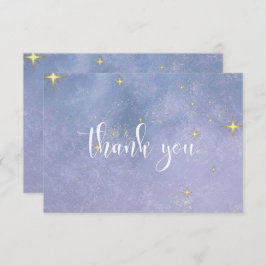 星に書かれた ブライダルシャワー サンキューカード