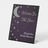 星に書かれた ブライダルシャワー 台座サイン (正面)