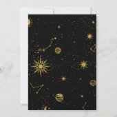 星に書き記された特別な日をお知らせします 招待状 (裏面)