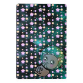 星に浮かぶ宇宙のかわいい猫 ミニクリップボード (裏面)