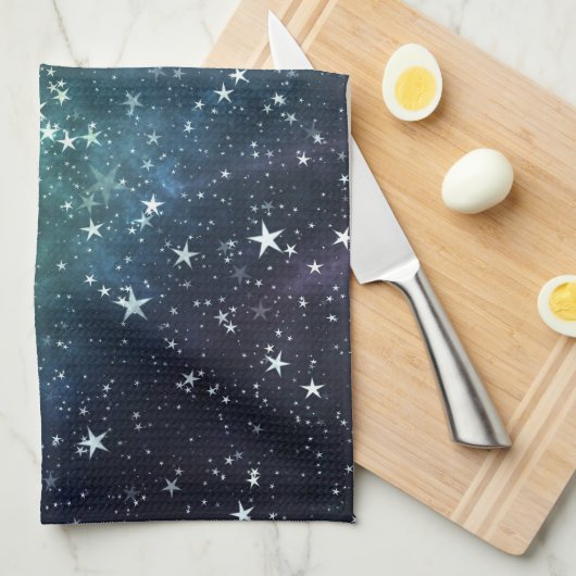 星に満ちた夜 キッチンタオル (四つ折り)