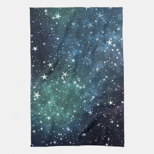 星に満ちた夜 キッチンタオル (縦)