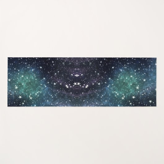 星に満ちた夜 ヨガマット (正面(横))